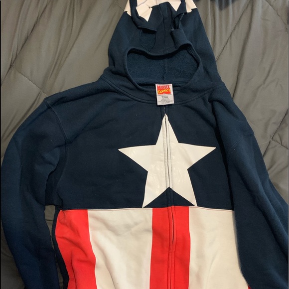 captain marvel zip up